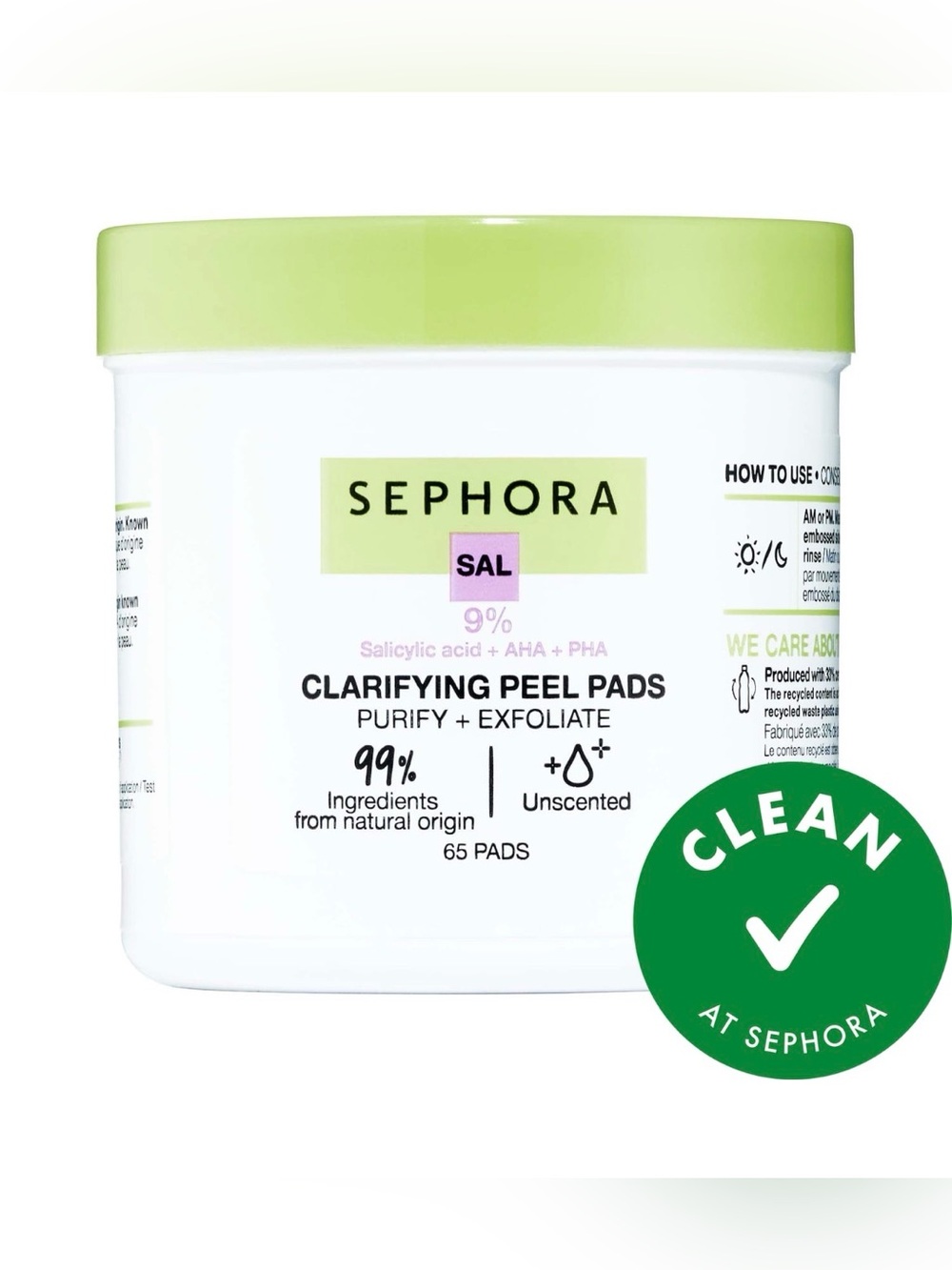 NEW! Sephora Clarifying Peel Pads with Salicylic Acid
